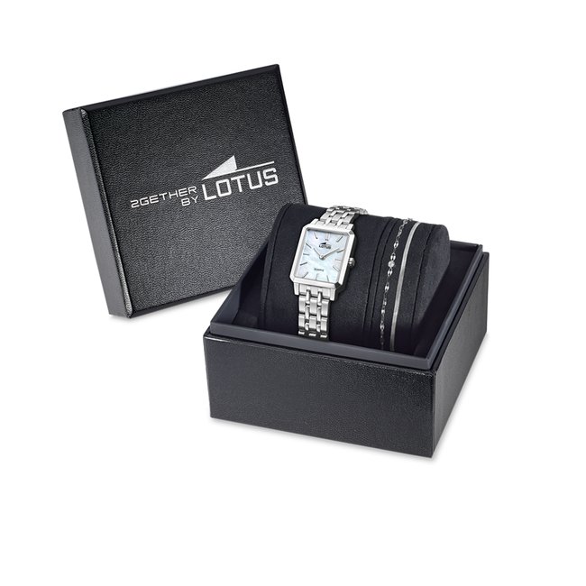 Montre Analogique  TOGETHER argenté nacre blanche argenté <span itemprop=