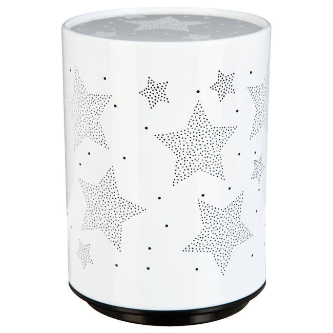 Veilleuse enfant LED PUSH blanc étoile <span itemprop=