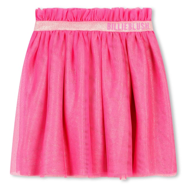 Jupon pailleté en tulle storm pink <span itemprop=