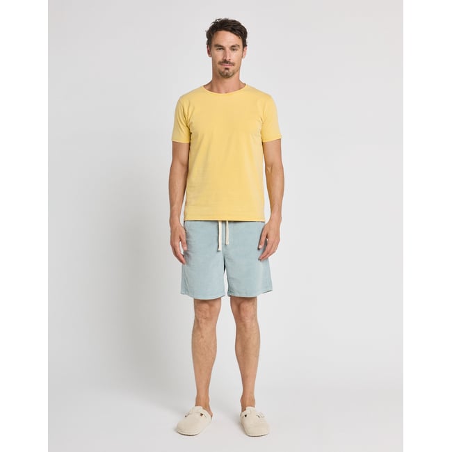 SHORT LOOSE VELOURS CLOUD bleu clair <span itemprop=