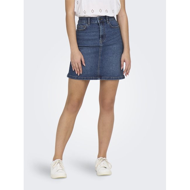 Gonna in denim dal taglio dritto dark blue JDY