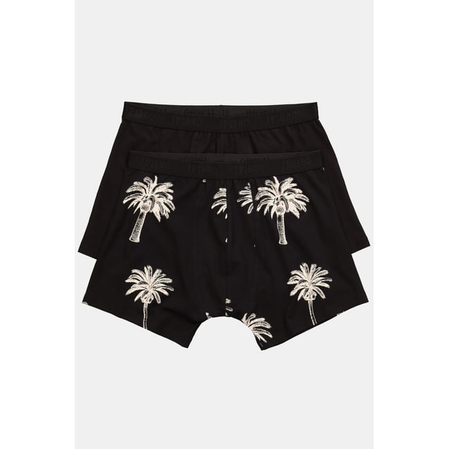 Lot de 2 boxers FLEXNAMIC®, OEKO-TEX noir <span itemprop=
