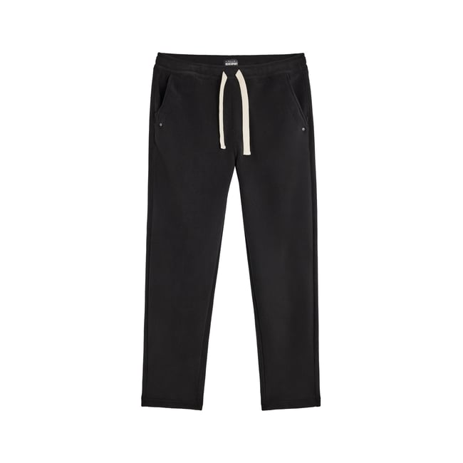PANTALON LOOSE POLAIRE BLACK noir <span itemprop=