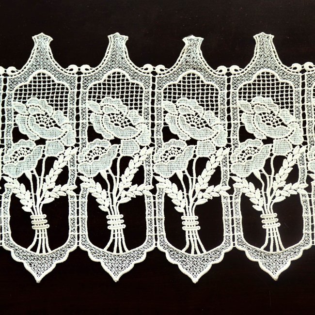 Brise bise macramé au bouquet fleuri - HOME MAISON