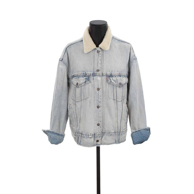Veste en coton - Très Bon État bleu <span itemprop=