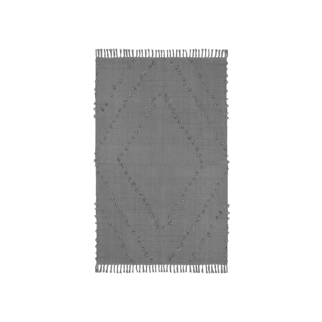 Tapis en coton, NOOS Couleur bleu-gris <span itemprop=