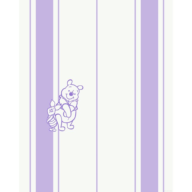 Papier peint Komar - Winnie the Pooh Gentle - 200 x 250 cm Couleur violet <span itemprop=