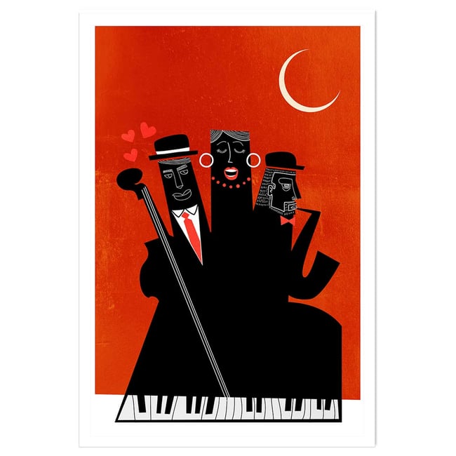 Poster musique trio - HEXOA