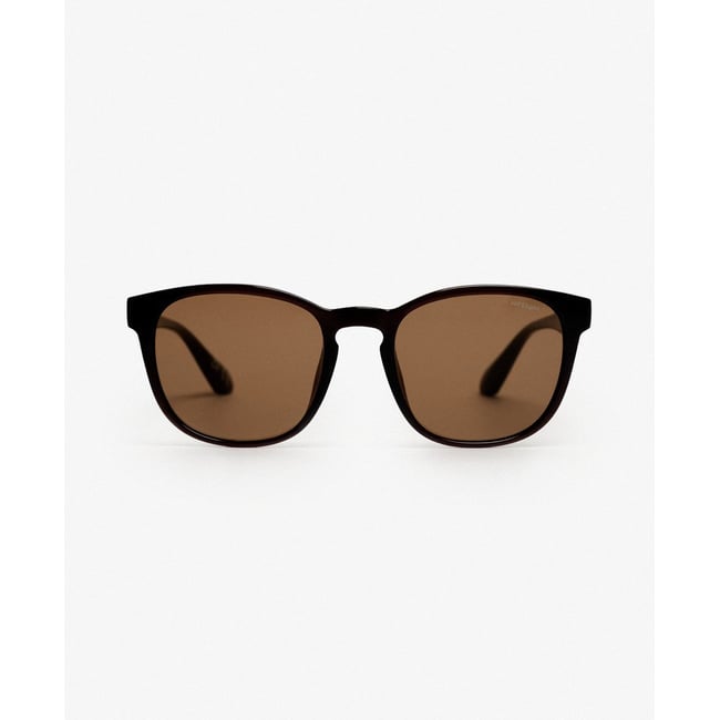Lunettes de soleil à verres ronds verres noirs/marron <span itemprop=
