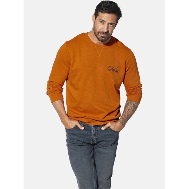 Sweatshirt FREYVARD orange <span itemprop=
