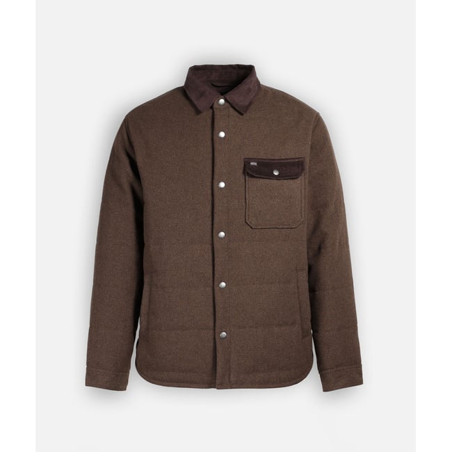 Surchemise OUTLAND deep brown <span itemprop=