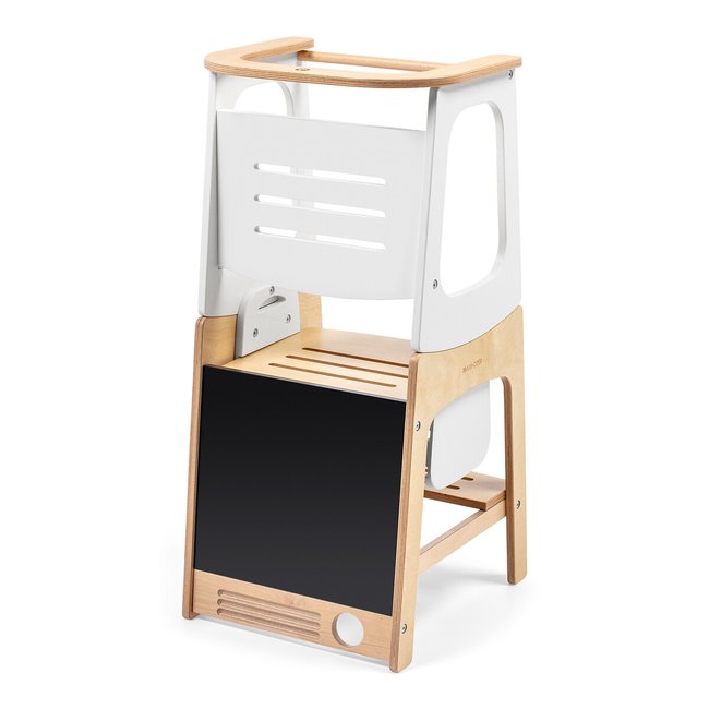 Tour d'apprentissage Toucan 3 en 1 blanc naturel <span itemprop=
