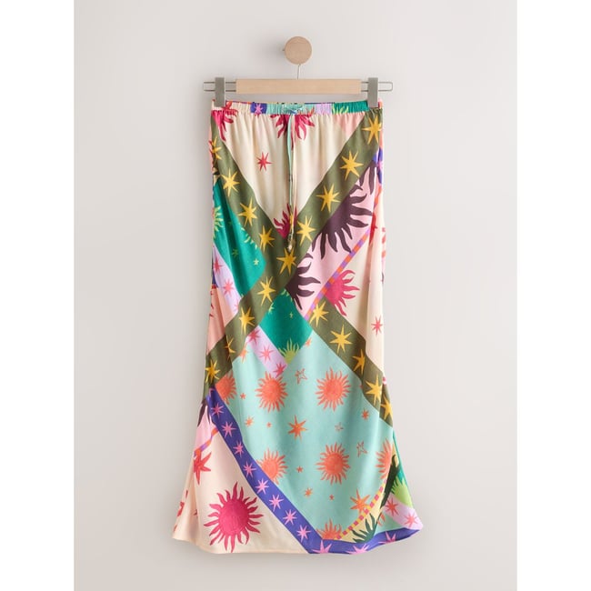 Jupe empire multi-couleurs <span itemprop=