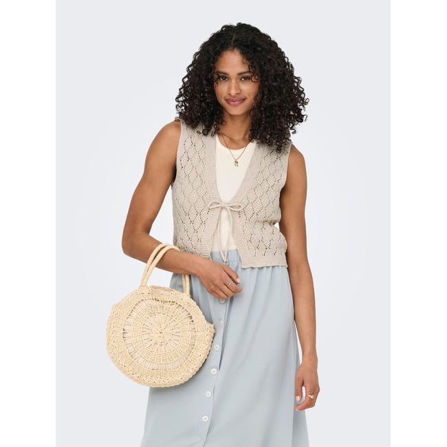 Cardigan ecru <span itemprop=