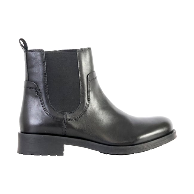 Bottine Cuir Rawelle noir <span itemprop=