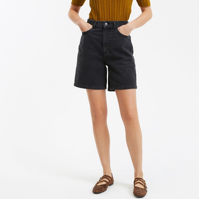 Bermudas 5 bolsos em ganga - LA REDOUTE COLLECTIONS