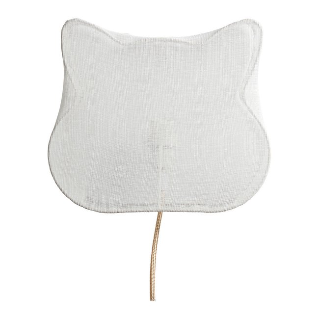 Applique-Lampe Chat Couleur blanc <span itemprop=