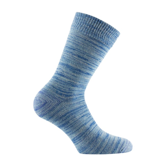 Mi-chaussettes Femme unies fil mouliné en Coton - KINDY
