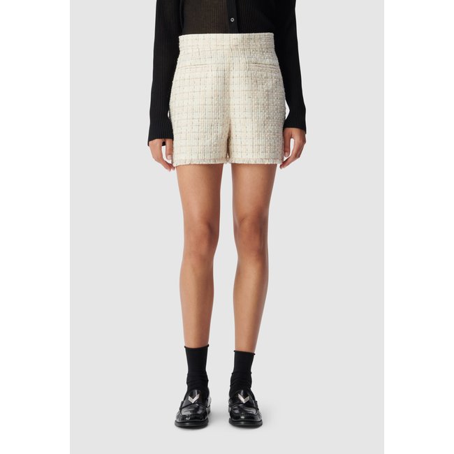 Short façon tweed rose moyen <span itemprop=