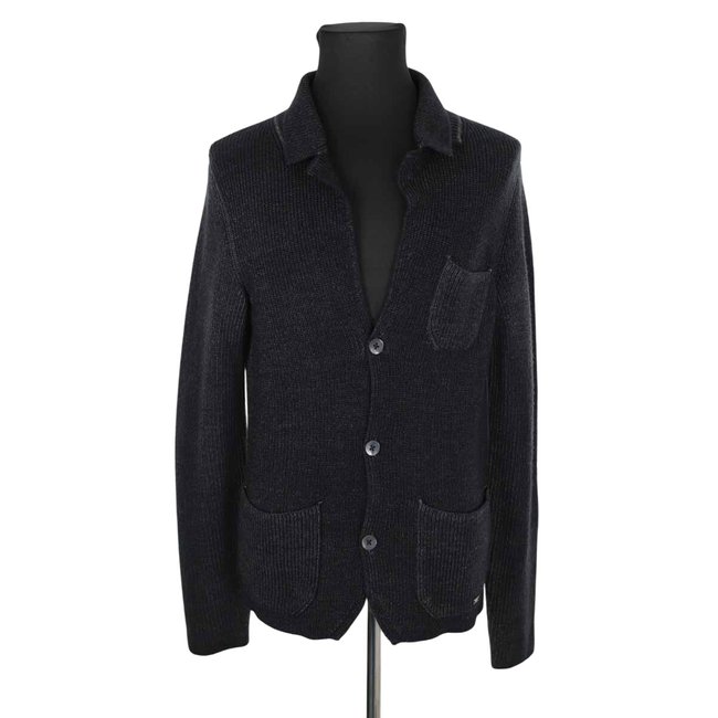 Gilet en laine - Très Bon État noir <span itemprop=