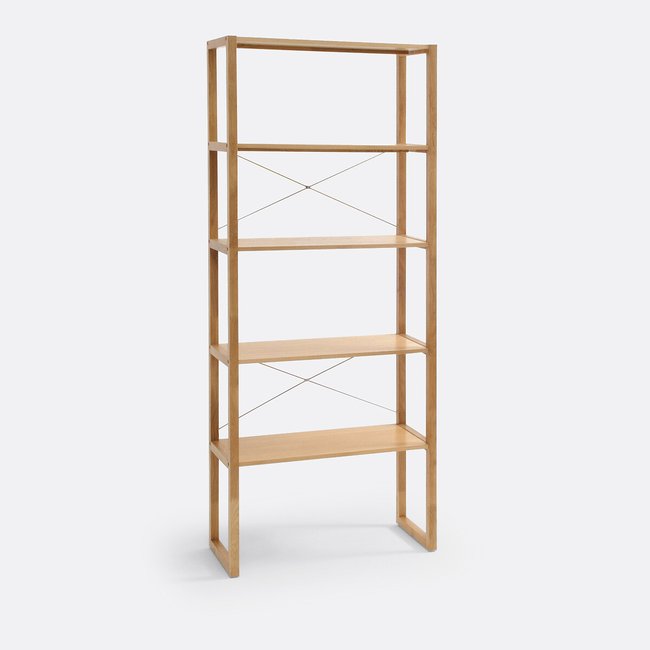 Etagère 5 tablettes Compo Couleur chêne clair <span itemprop=