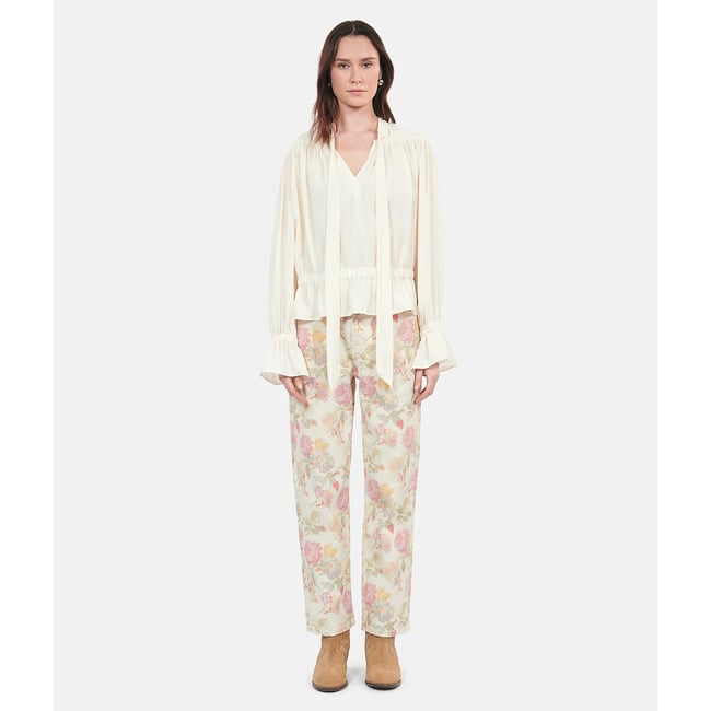 Blouse Fluide The Kooples Blanche Taille M – Occasion Très Bon état, Style Tunique