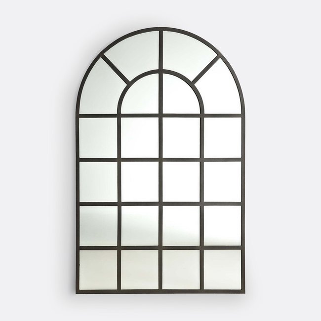 Industriële spiegel venster stijl 110x170 cm, Lenaig <span itemprop=