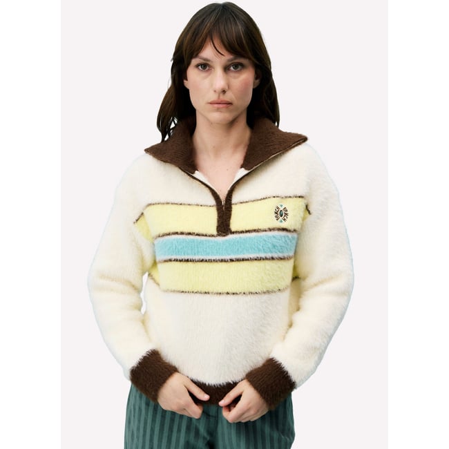 Pull COLDEN beige crème <span itemprop=