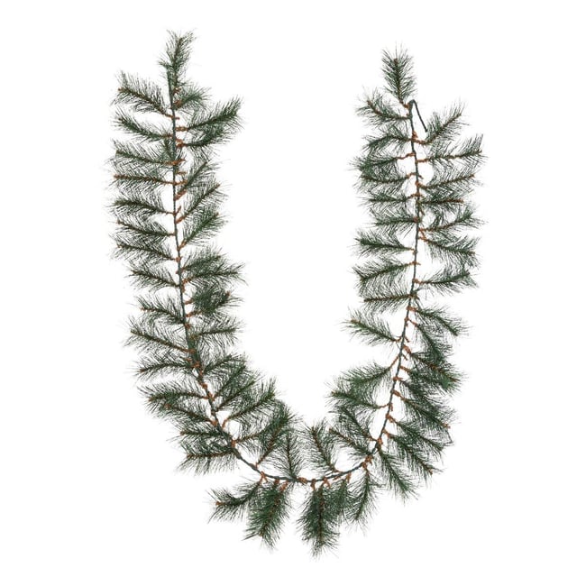 Guirlande Nature Windy 1,8 m Couleur vert foncé <span itemprop=