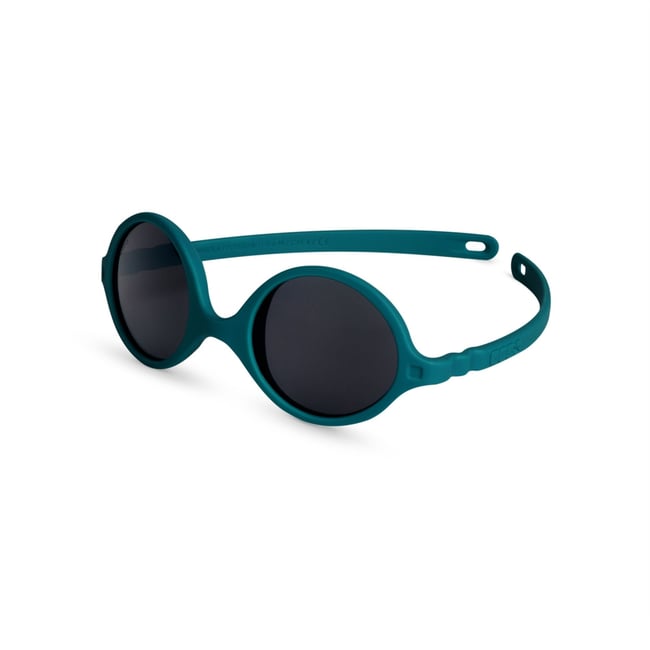 Lunettes de soleil bébé 0-1 an Diabola Vert paon vert <span itemprop=