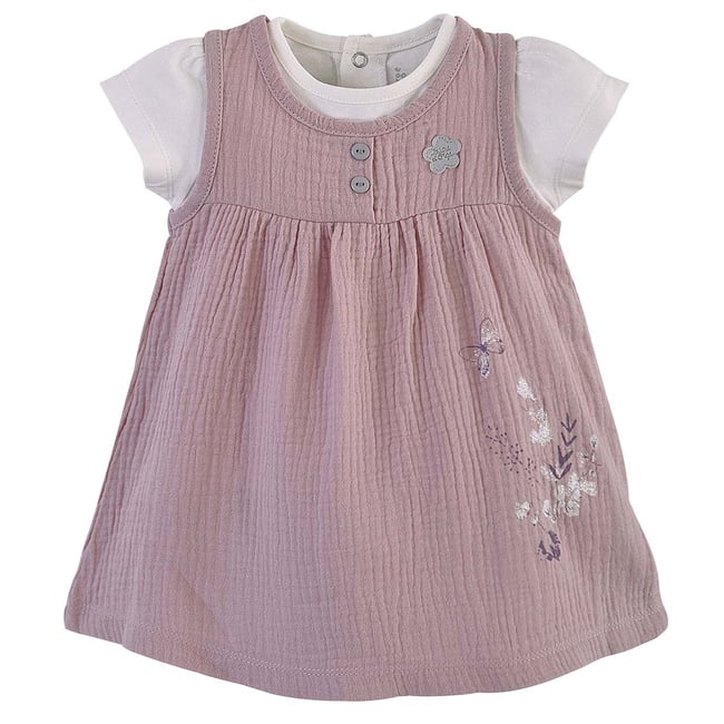 Robe + tee shirt rose rose <span itemprop=