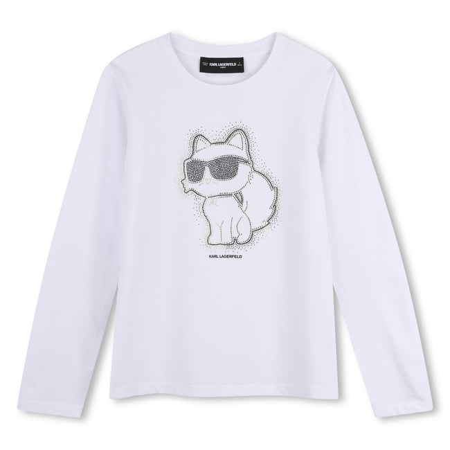 Tee-shirt manches longues - KARL LAGERFELD KIDS