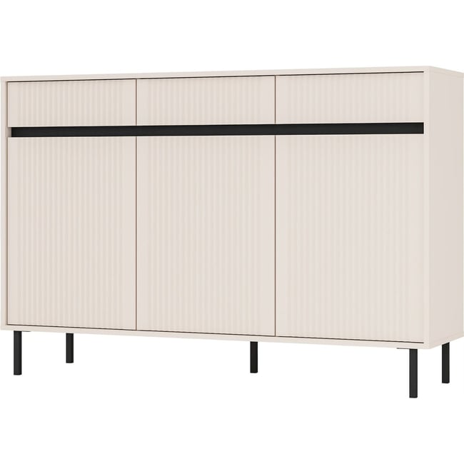Commode bois collection OSAKA fronts rainurés - RECOLLECTION