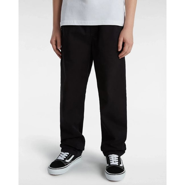 Pantalón recto negro <span itemprop=