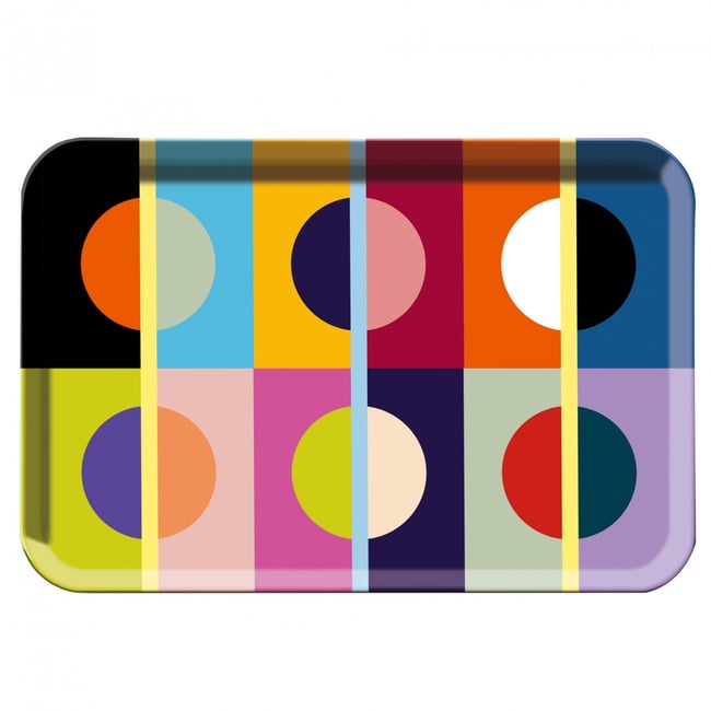 Plateau Orb 45 x 30 cm Couleur multicolore <span itemprop=