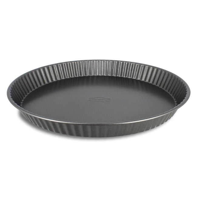 Moule à tarte en acier carbone 32cm, AMANDINE noir <span itemprop=