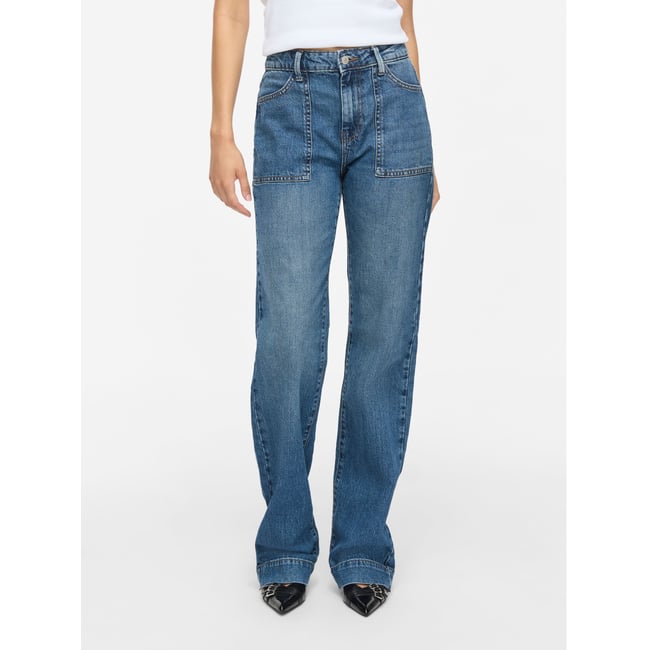 Jean Droit bleu - medium blue denim1 <span itemprop=