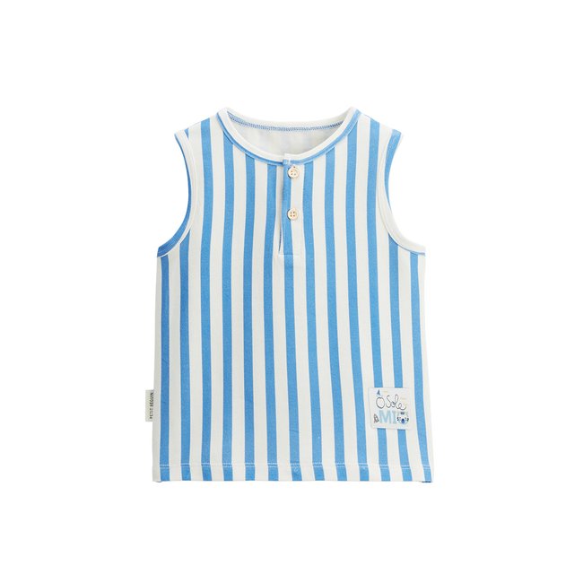 Débardeur enfant Biscarosse bleu <span itemprop=