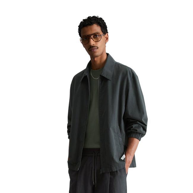 Survêtement en seersucker en pur coton bio bleu foncé <span itemprop=