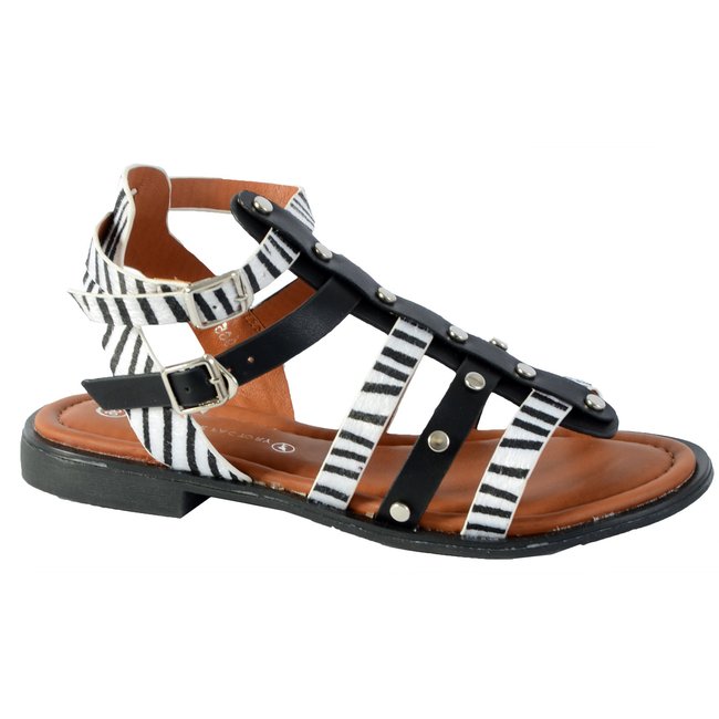 Sandale Cm3965 noir/zebre <span itemprop=