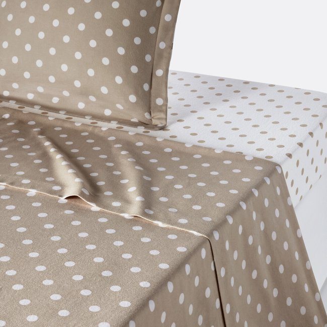 Drap flanelle imprimé pois, Clarisse - LA REDOUTE INTERIEURS