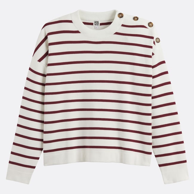 Breton Striped Cotton Jumper - LA REDOUTE COLLECTIONS
