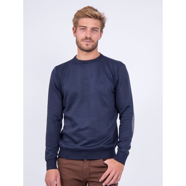 Pull Col Rond Lambre v002232 <span itemprop=