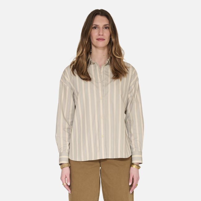 Chemise CHANTAL greige <span itemprop=