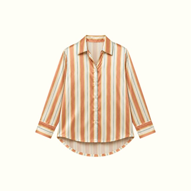 Chemise Oversize 100% pure soie de mûrier - EMILY'S PILLOW