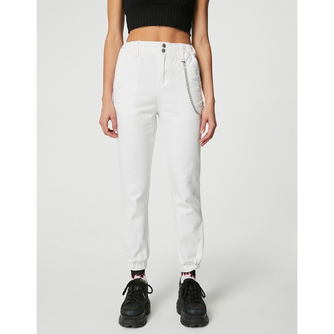 Pantalon cargo jogger Don T Call Me Jennyfer blanc La Redoute