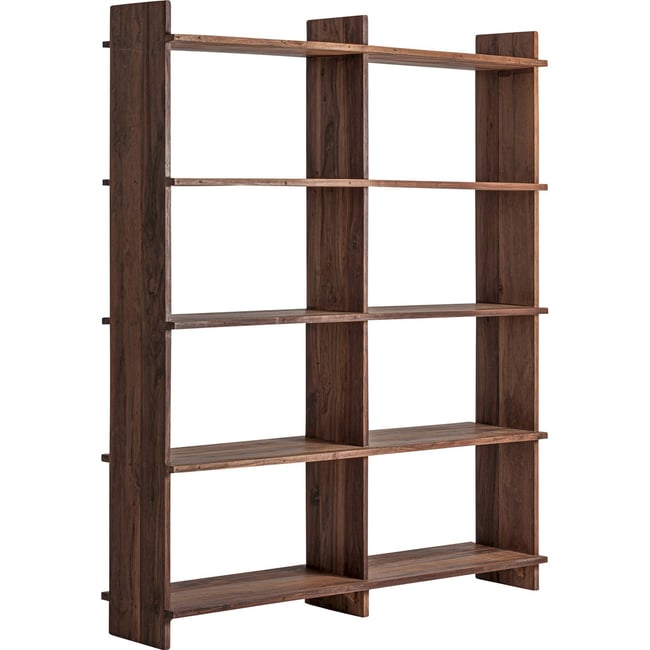 Étagère modulaire en bois de sal Couleur marron bois de sal teinté <span itemprop=