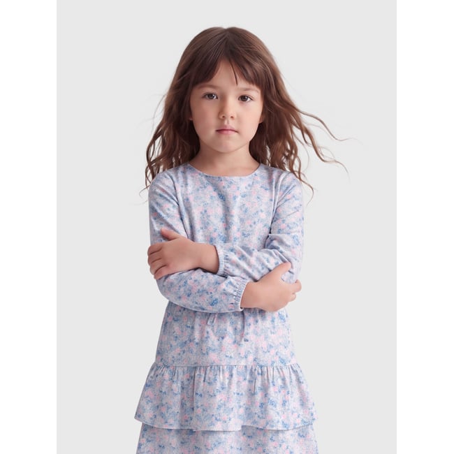 Robe faded denim <span itemprop=