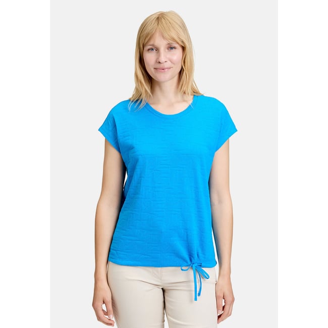 T-Shirt avec structure à cordon coulissant sous tunnel blue aster <span itemprop=