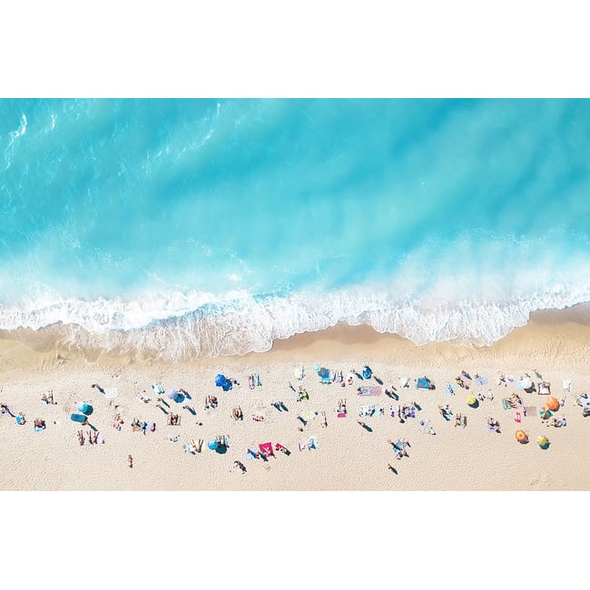 Tableau plage beach lovers for ever - HEXOA